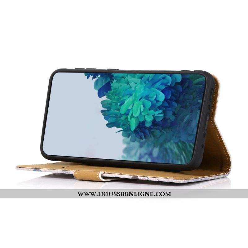 Housse Samsung Galaxy A13 5G / A04s Arbre Fleuri