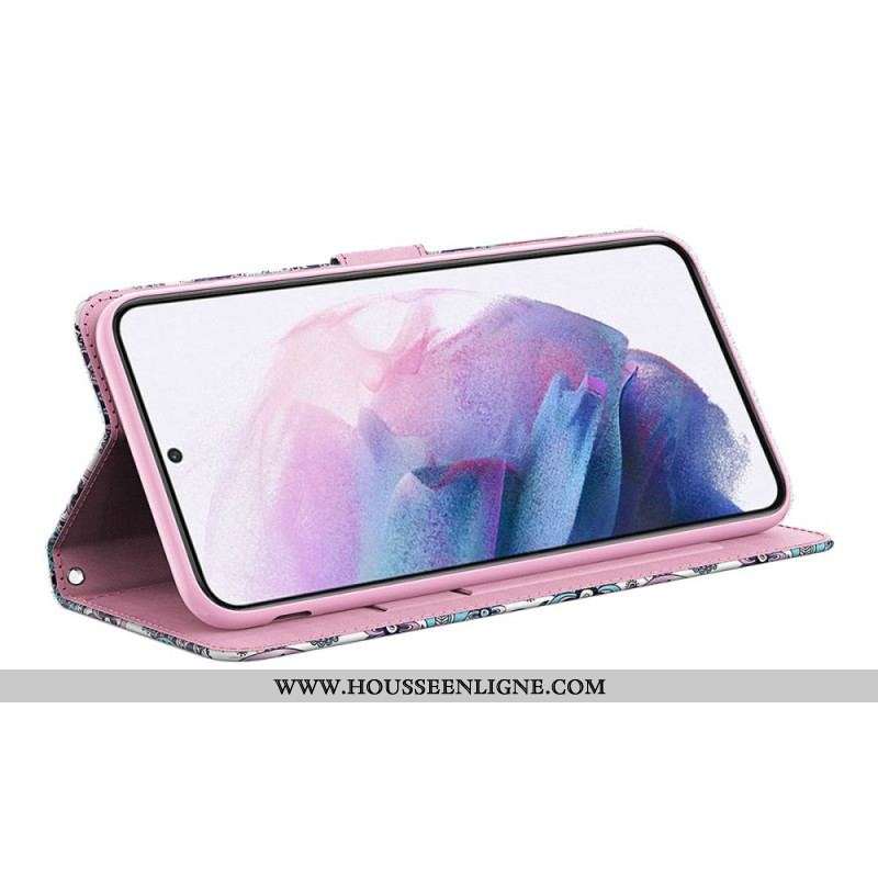 Housse Samsung Galaxy A13 5G / A04s Arbre Rose