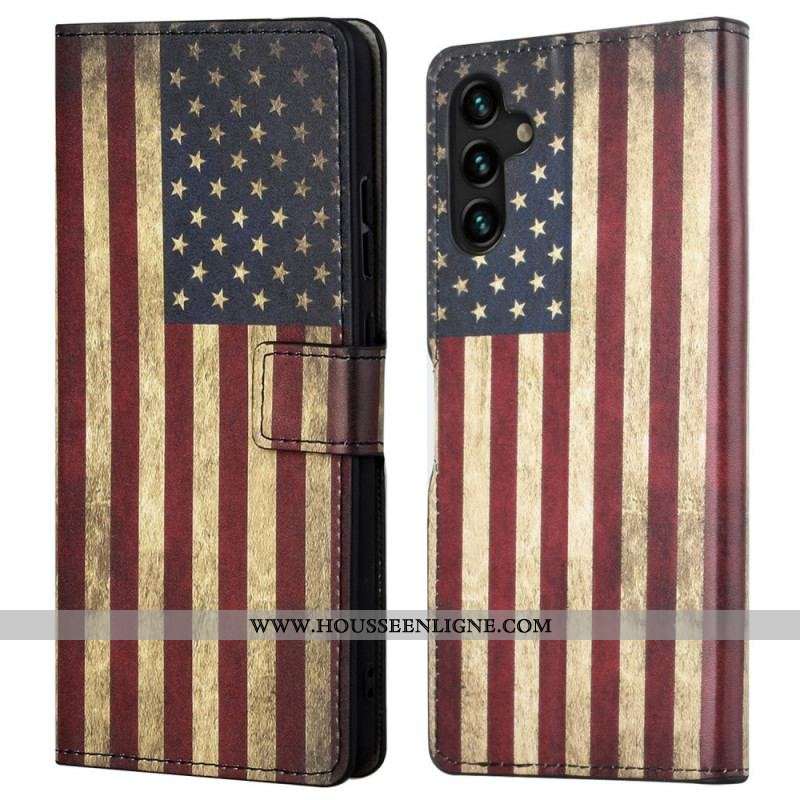 Housse Samsung Galaxy A13 5G / A04s Drapeau Américain