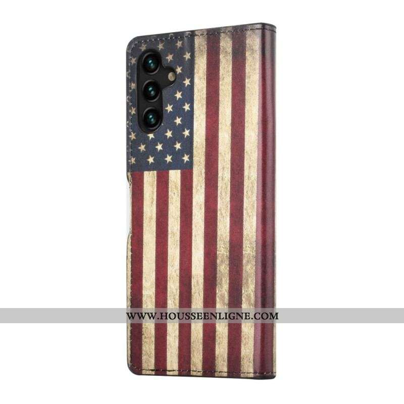 Housse Samsung Galaxy A13 5G / A04s Drapeau Américain