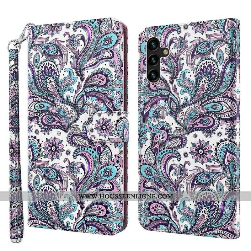 Housse Samsung Galaxy A13 5G / A04s Fleurs Motifs