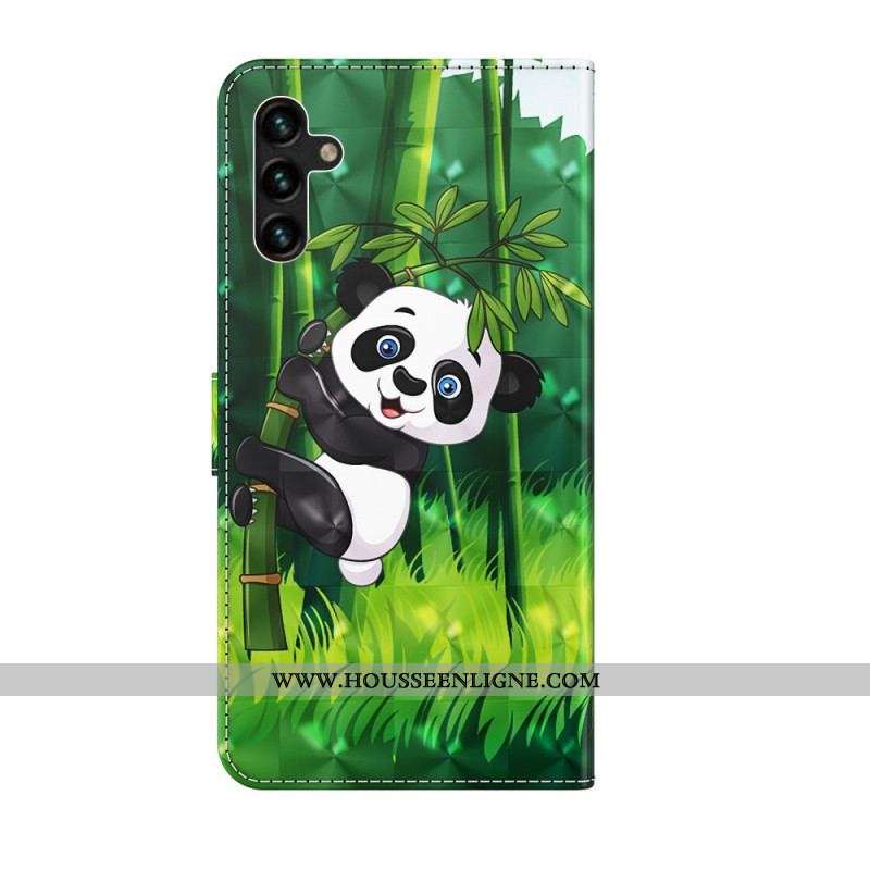 Housse Samsung Galaxy A13 5G / A04s Panda et Bambou