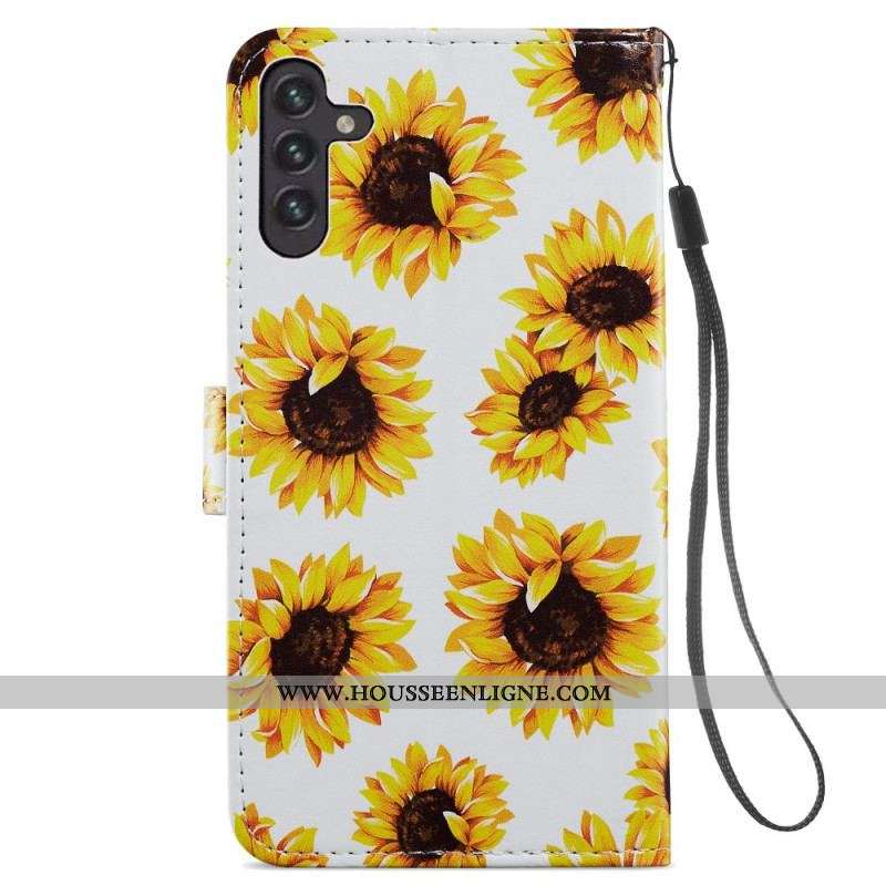 Housse Samsung Galaxy A13 5G / A04s Tournesols