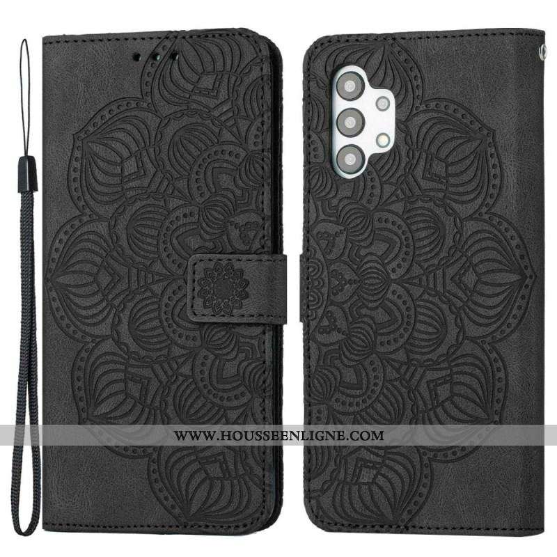 Housse Samsung Galaxy A13 Mandala Vintage à Lanière