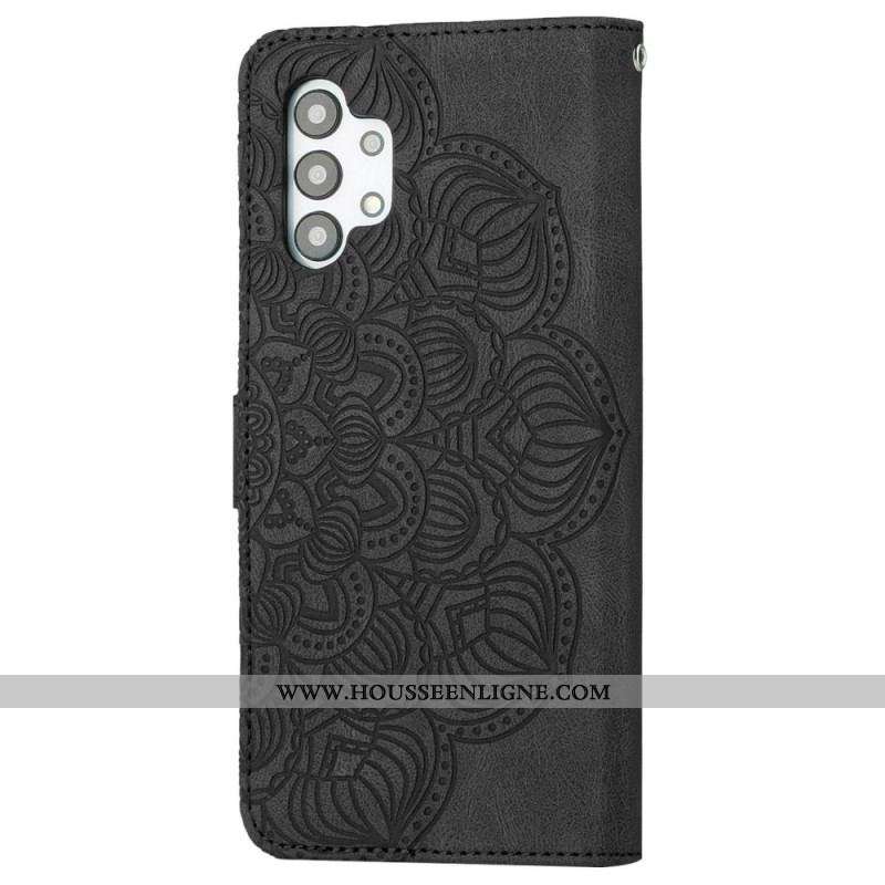 Housse Samsung Galaxy A13 Mandala Vintage à Lanière