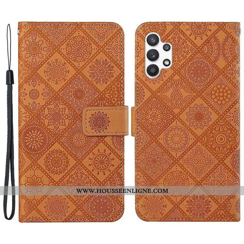 Housse Samsung Galaxy A13 Motif Tapisserie