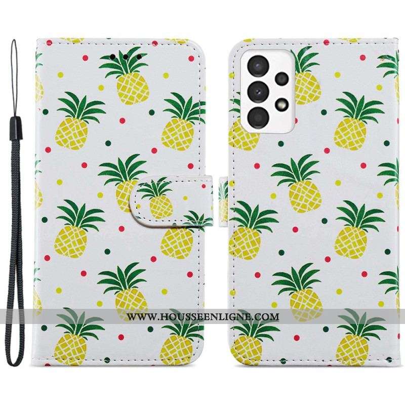 Housse Samsung Galaxy A13 Multiples Ananas