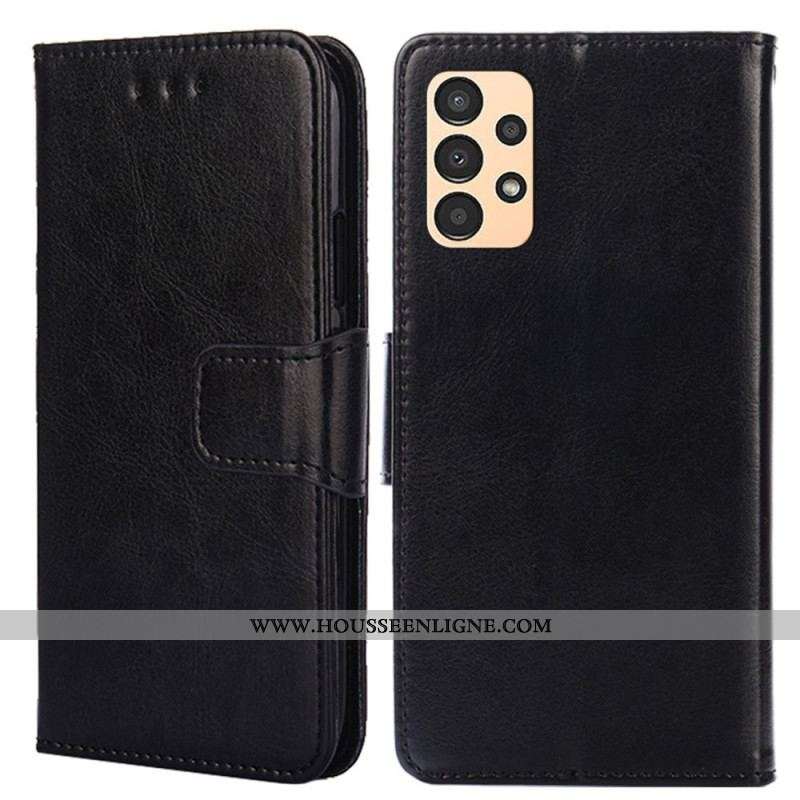 Housse Samsung Galaxy A13 Style Cuir Vintage