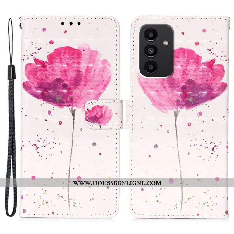 Housse Samsung Galaxy A13 Tigre Coquelicot Lanière