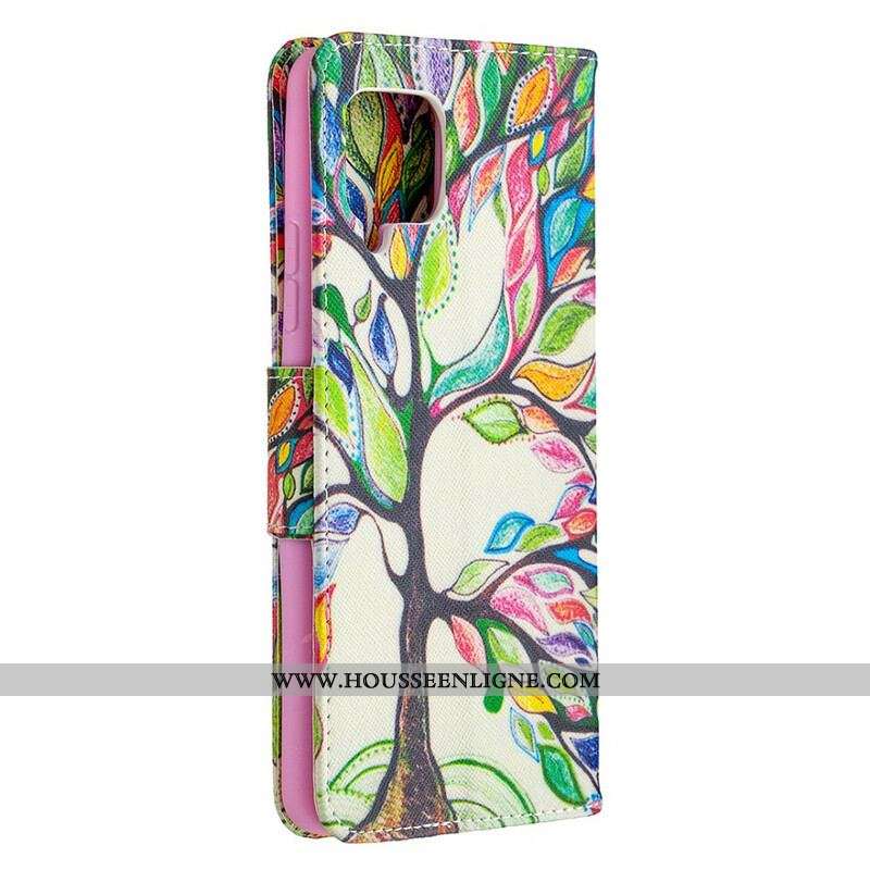 Housse Samsung Galaxy A42 5G Arbre Coloré