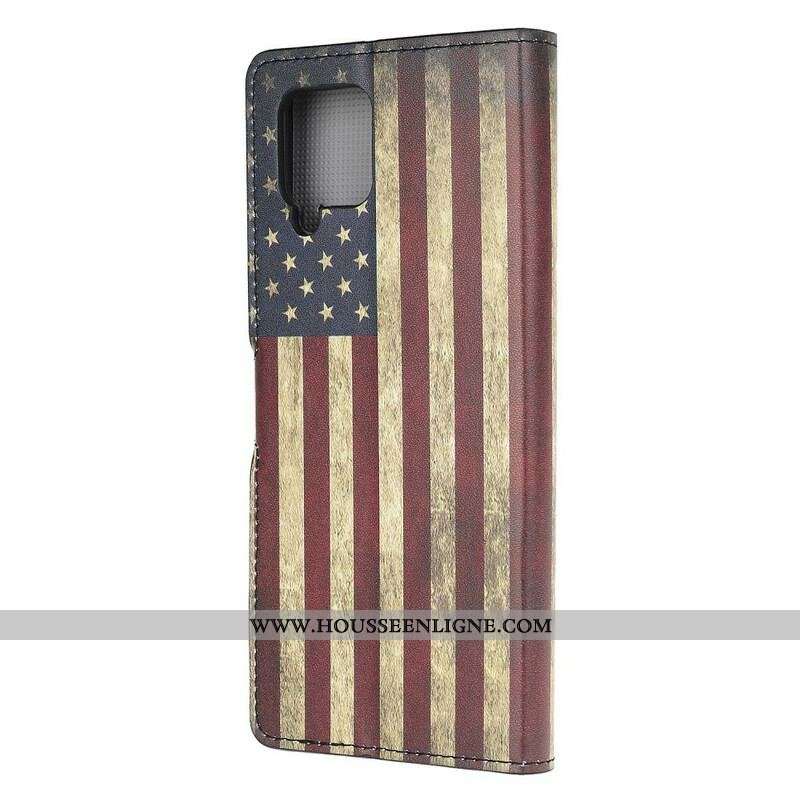 Housse Samsung Galaxy A42 5G Drapeau Américain