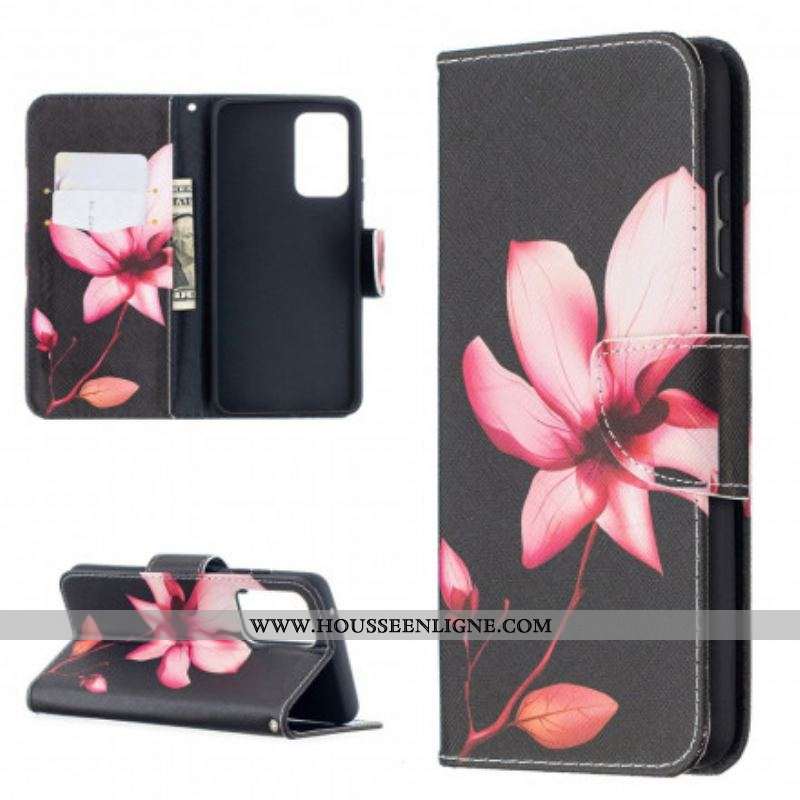 Housse Samsung Galaxy A52 4G / A52 5G / A52s 5G Fleur Rose