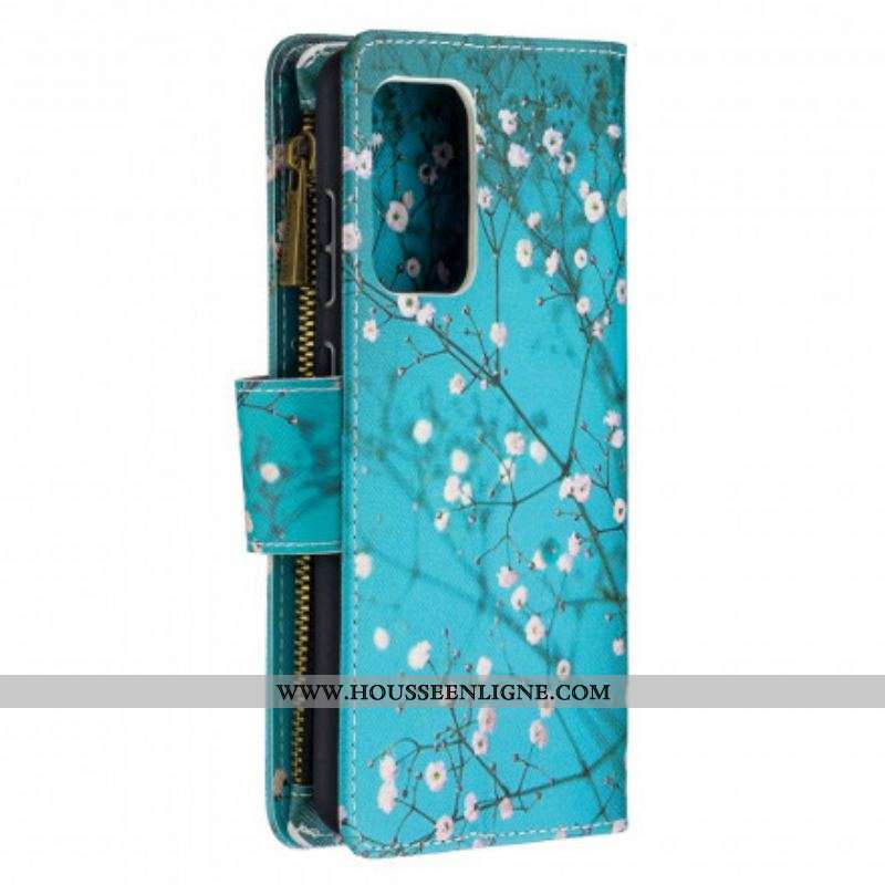 Housse Samsung Galaxy A52 4G / A52 5G / A52s 5G Poche Zippée Arbre