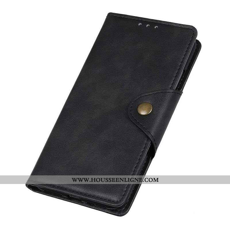 Housse Samsung Galaxy A52 4G / A52 5G / A52s 5G Simili Cuir Vintage Bouton