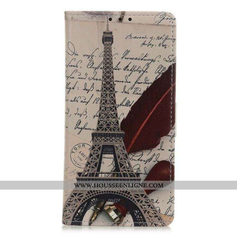 Housse Samsung Galaxy A52 4G / A52 5G / A52s 5G Tour Eiffel du Poète