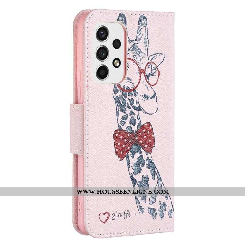 Housse Samsung Galaxy A53 5G Girafe Intello