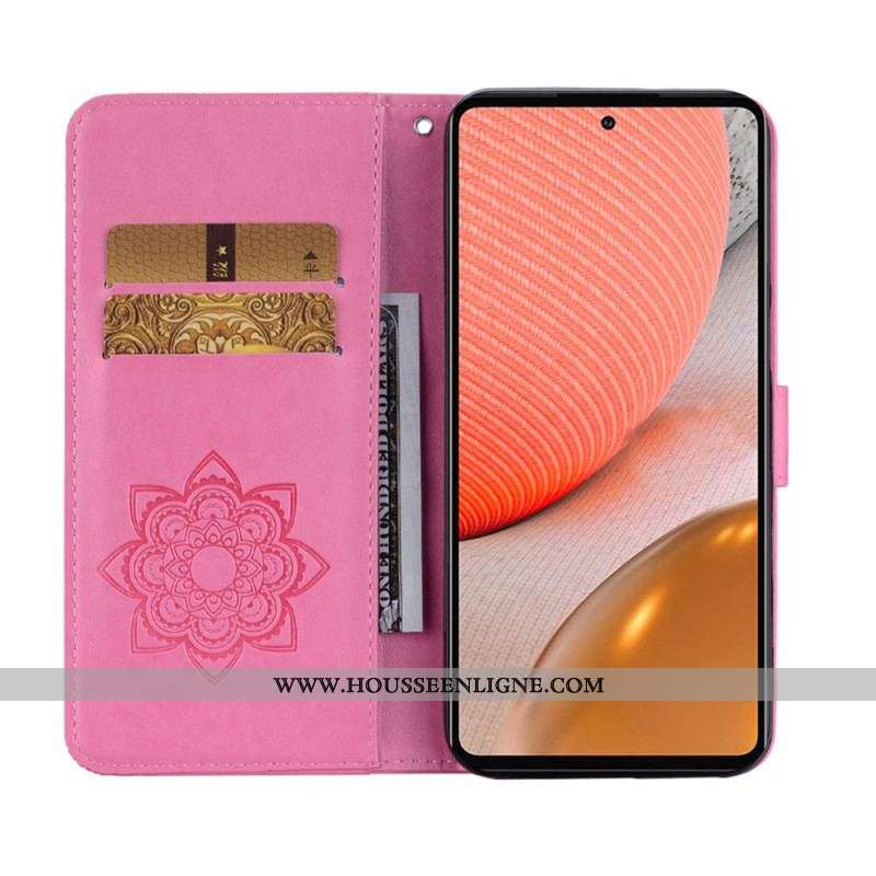 Housse Samsung Galaxy A53 5G Hibou Mandala