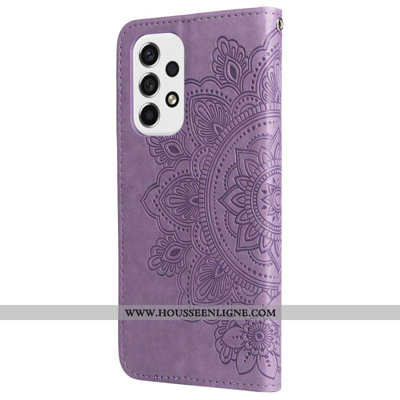 Housse Samsung Galaxy A53 5G Mandala de Fleurs