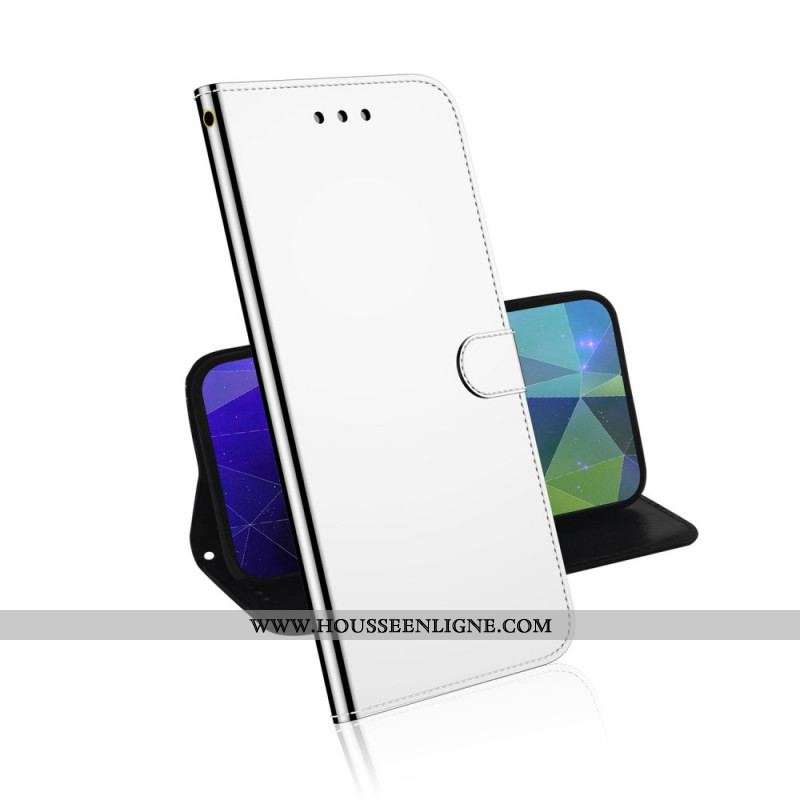 Housse Samsung Galaxy A53 5G Simili Cuir Couverture Miroir