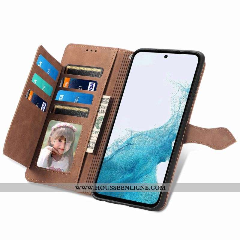 Housse Samsung Galaxy A54 5G Porte-Monnaie Dentelle