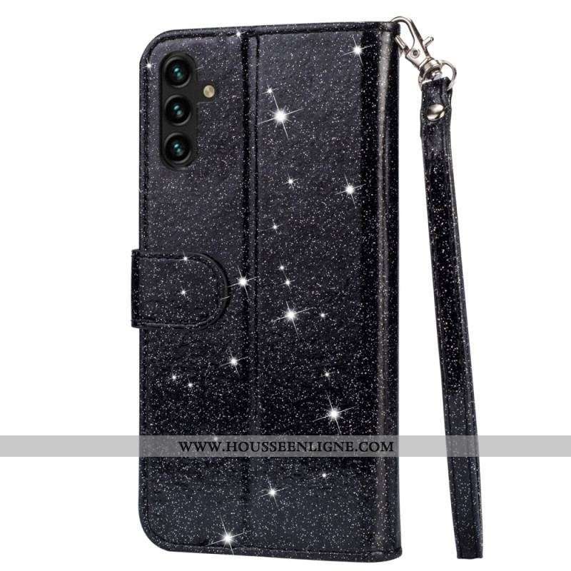 Housse Samsung Galaxy A54 5G Porte-Monnaie Paillettes