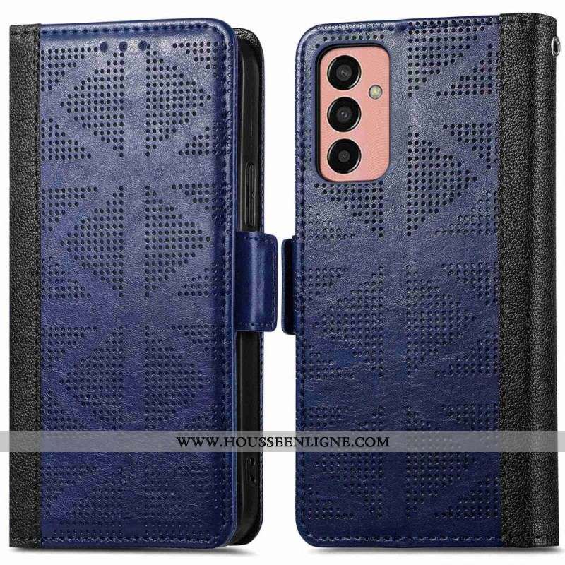 Housse Samsung Galaxy M13 Design Croisé