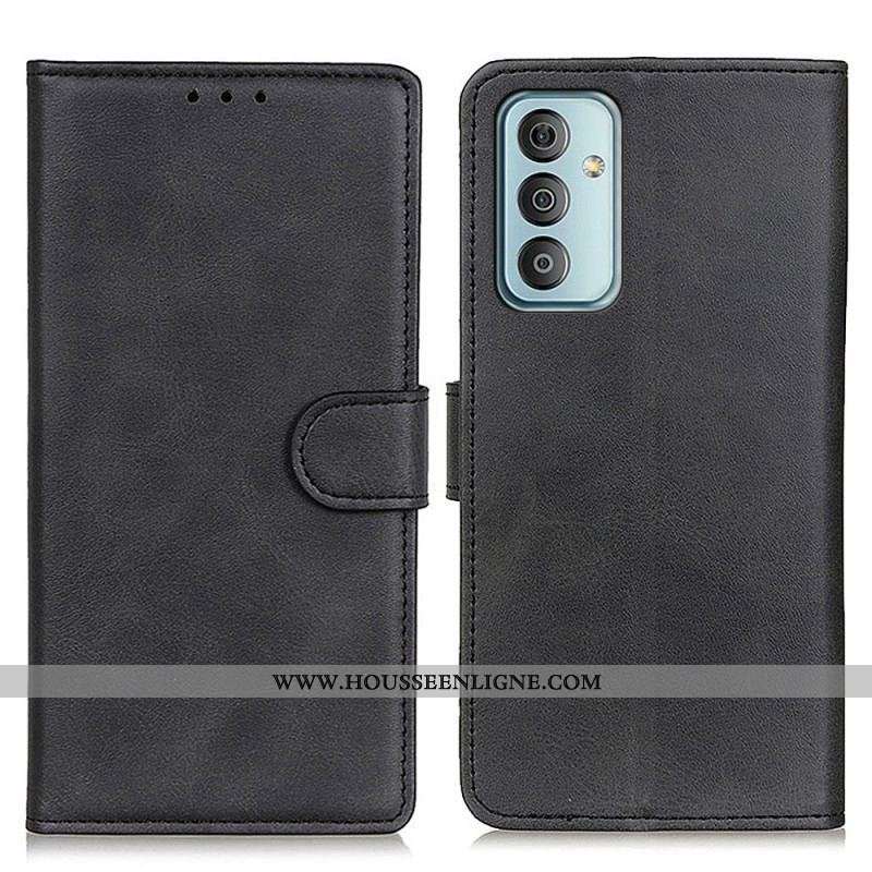 Housse Samsung Galaxy M13 Simili Cuir Mat