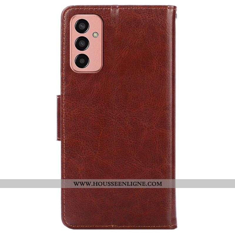 Housse Samsung Galaxy M13 Simili Cuir Rétro