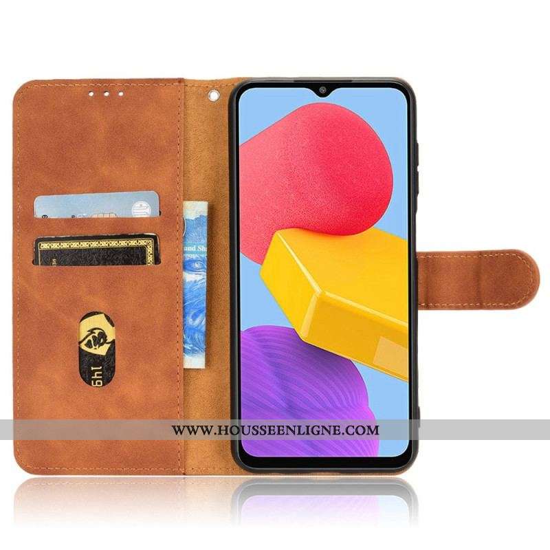 Housse Samsung Galaxy M13 Simili Cuir Uni à Lanière