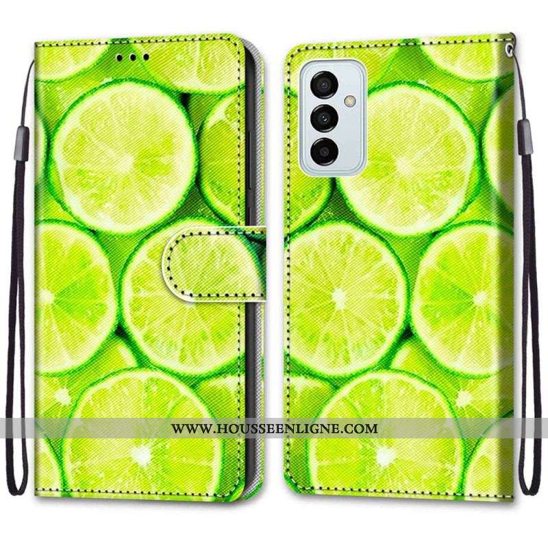 Housse Samsung Galaxy M23 5G Citrons Verts