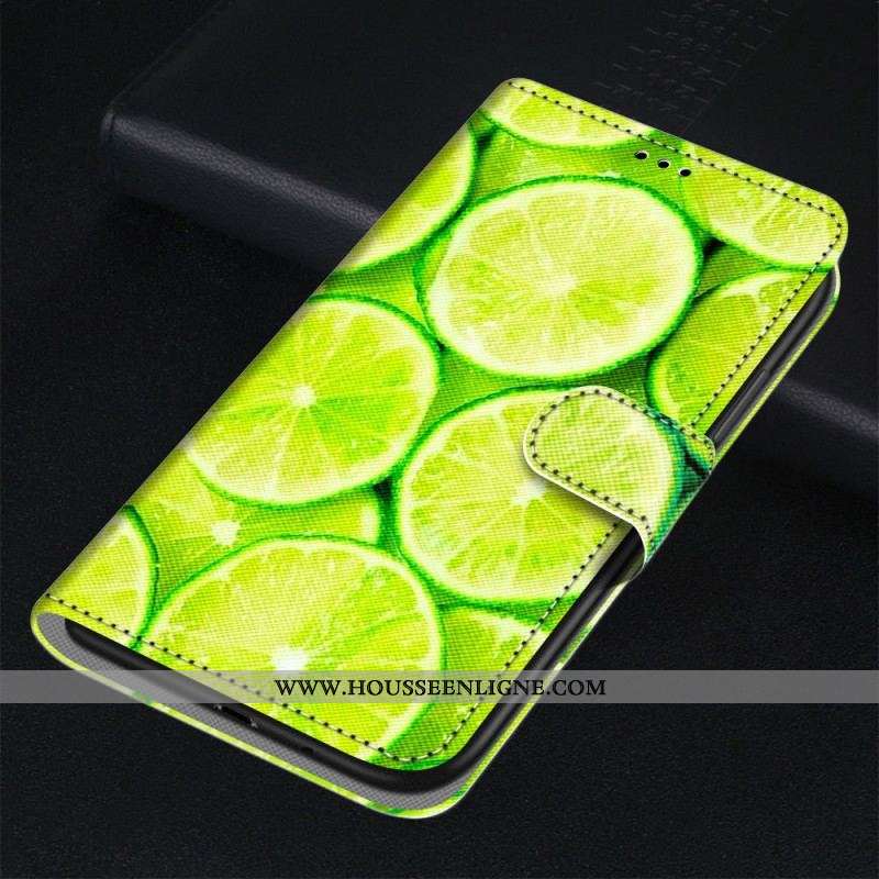 Housse Samsung Galaxy M23 5G Citrons Verts