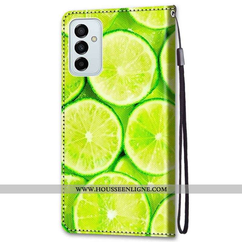 Housse Samsung Galaxy M23 5G Citrons Verts