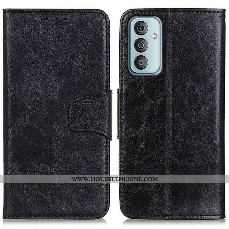 Housse Samsung Galaxy M23 5G Cuir Fendu Fermoir Réversible