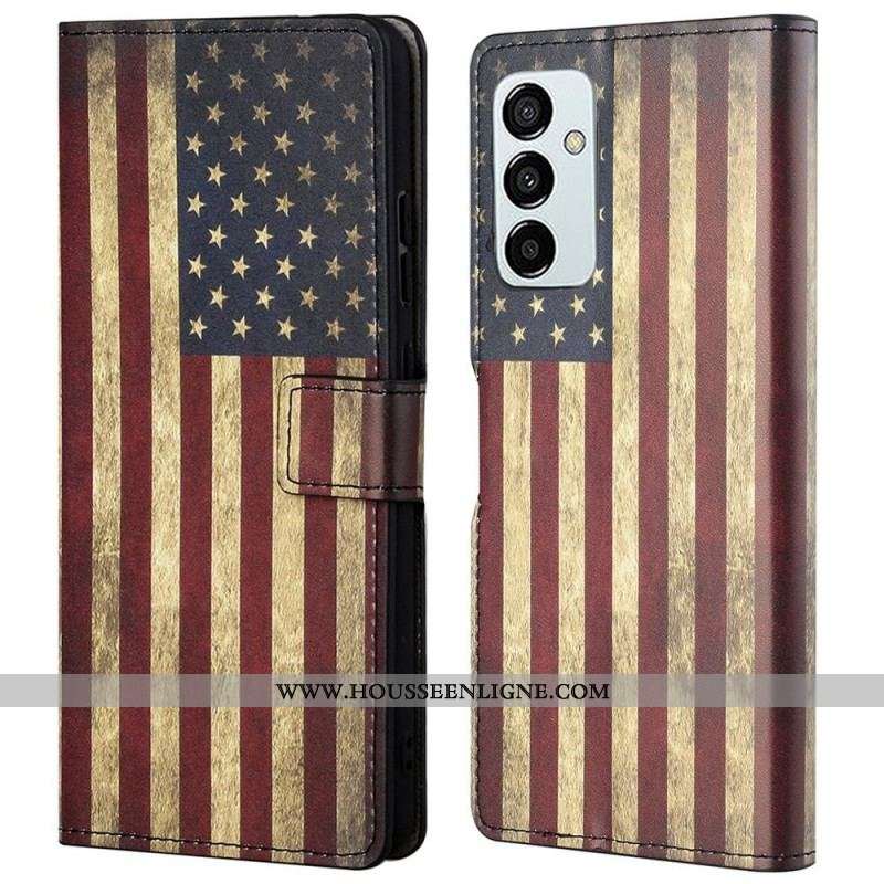 Housse Samsung Galaxy M23 5G Drapeau Américain