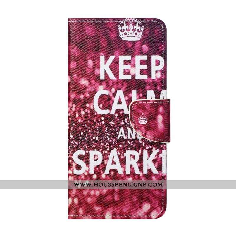 Housse Samsung Galaxy M23 5G Keep Calm and Sparkle