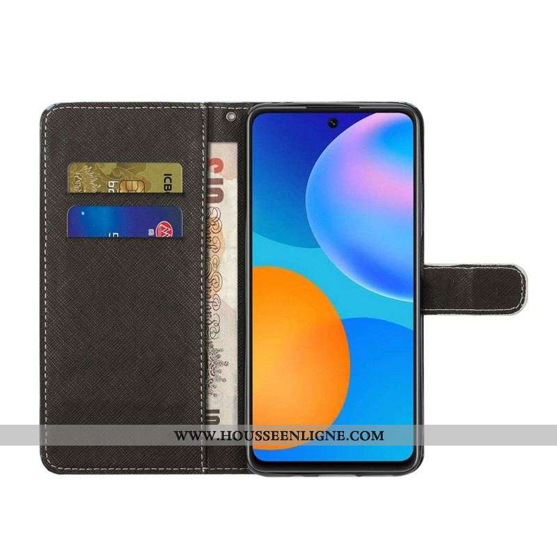 Housse Samsung Galaxy M23 5G Léopard à Lanière