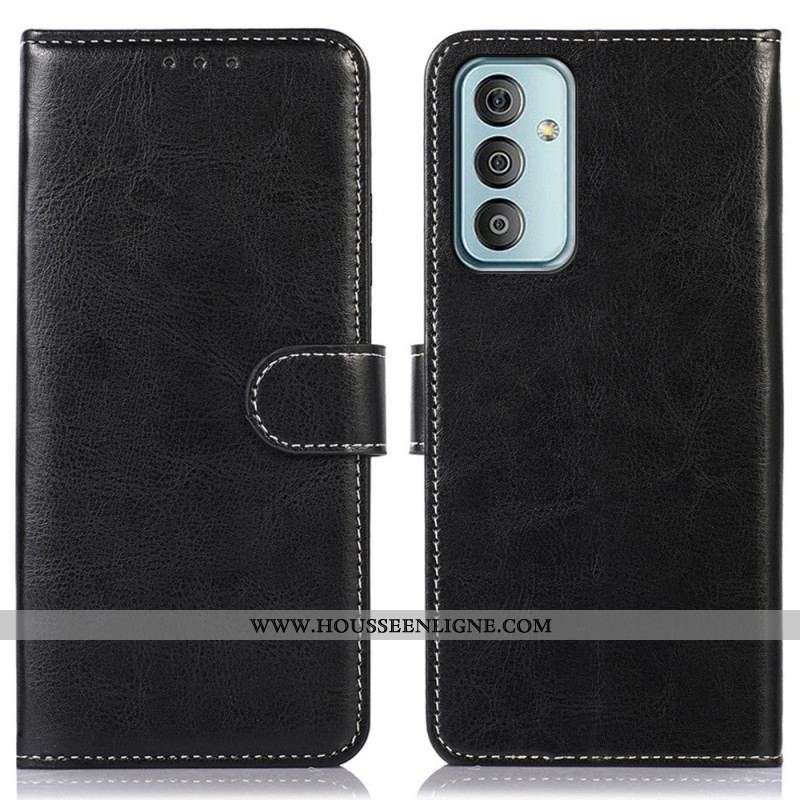 Housse Samsung Galaxy M23 5G Style Cuir Coutures