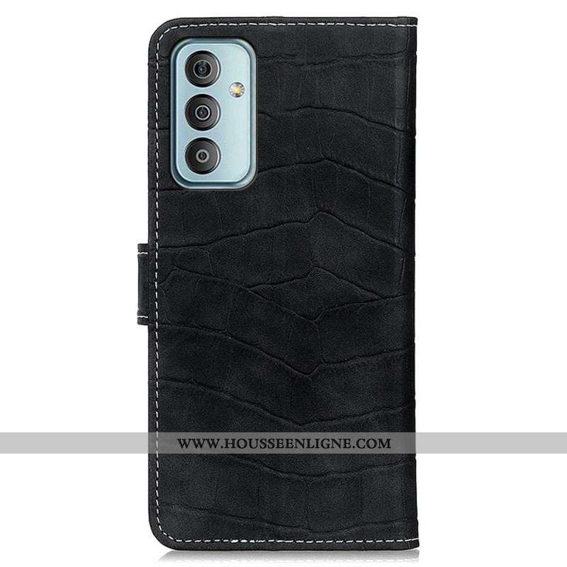 Housse Samsung Galaxy M23 5G Style Peau de Crocodile