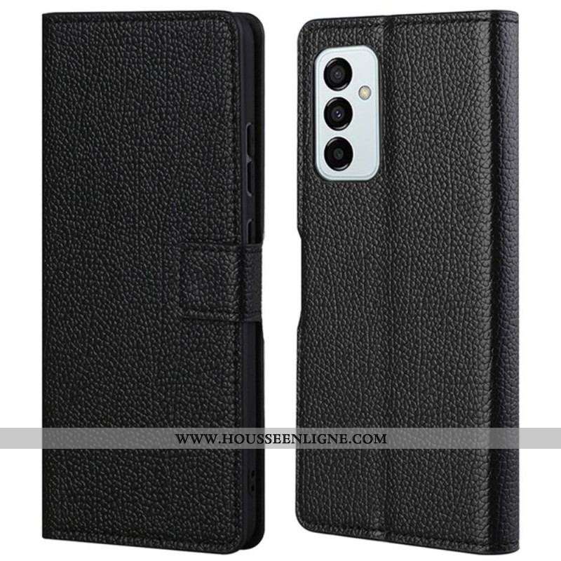 Housse Samsung Galaxy M23 5G Texture Cuir Litchi