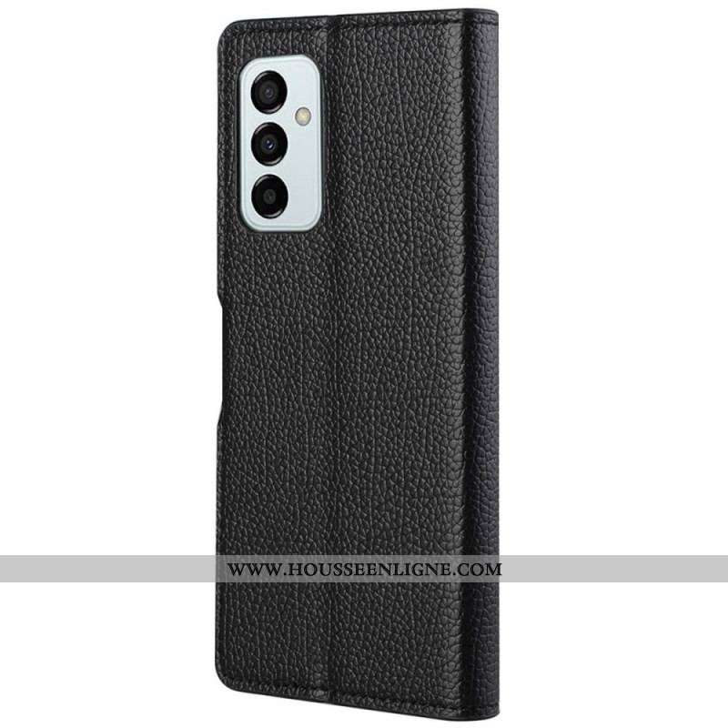 Housse Samsung Galaxy M23 5G Texture Cuir Litchi