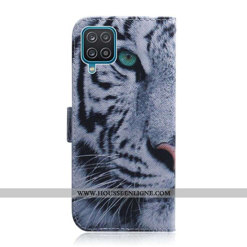 Housse Samsung Galaxy M32 Face de Tigre