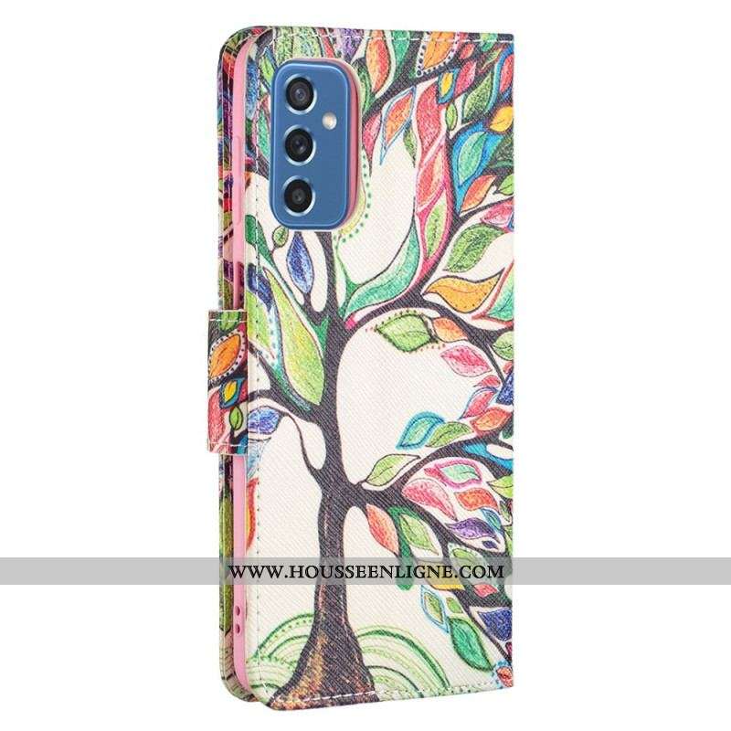 Housse Samsung Galaxy M52 5G Arbre Arc-en-Ciel