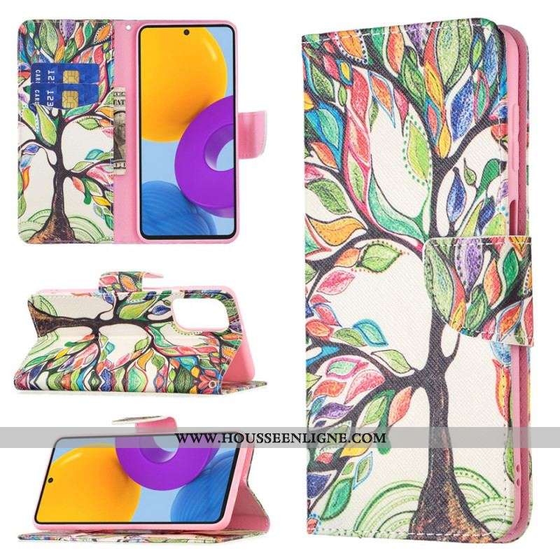 Housse Samsung Galaxy M52 5G Arbre Arc-en-Ciel