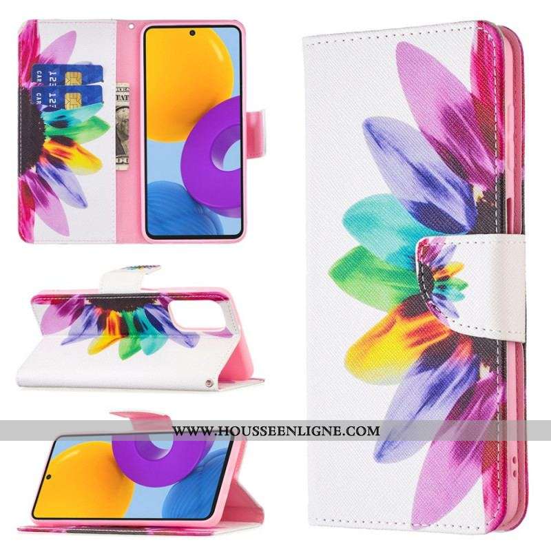 Housse Samsung Galaxy M52 5G Fleur