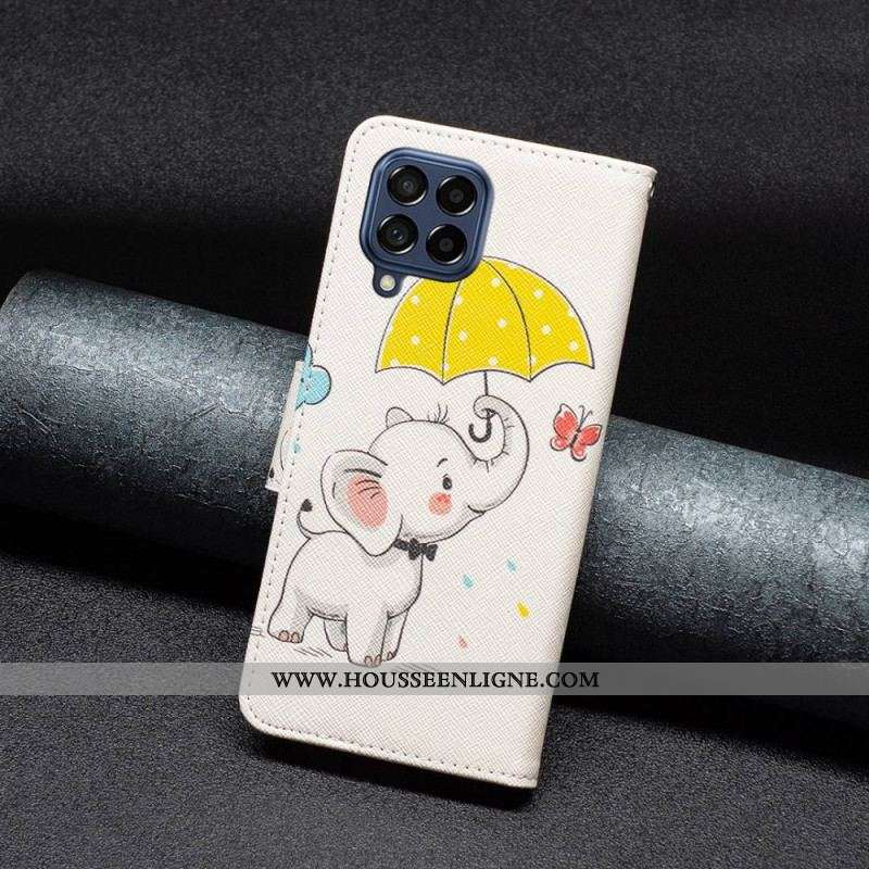 Housse Samsung Galaxy M53 5G Bébé Éléphant