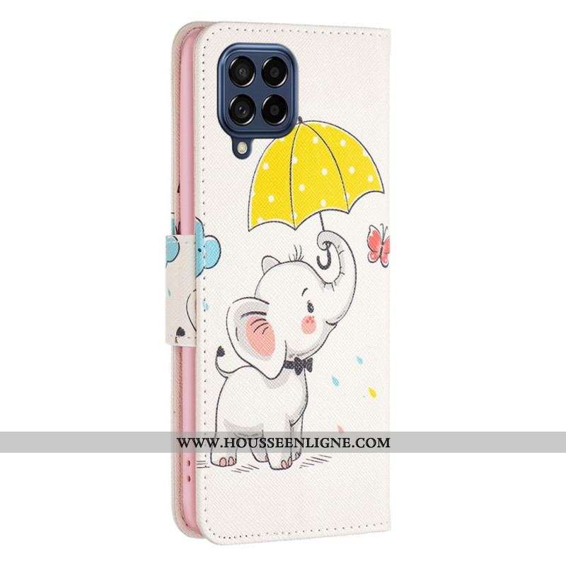 Housse Samsung Galaxy M53 5G Bébé Éléphant