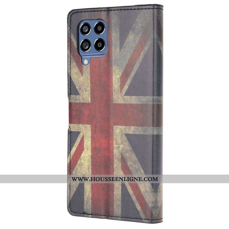 Housse Samsung Galaxy M53 5G Drapeau Anglais