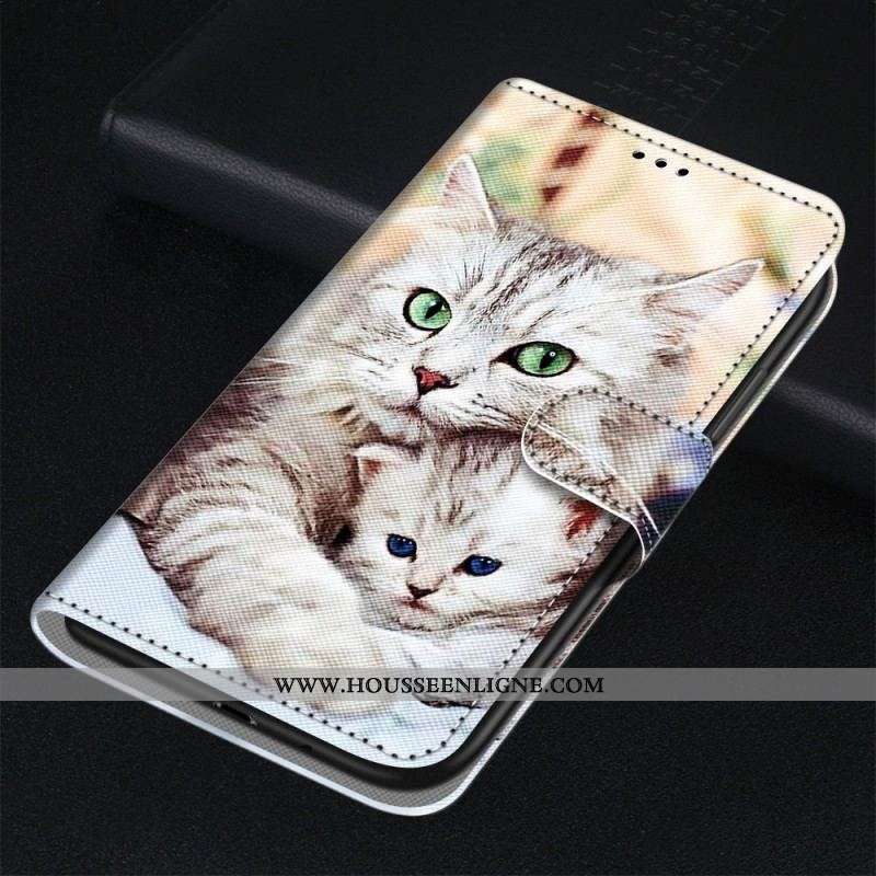 Housse Samsung Galaxy M53 5G Famille de Chats