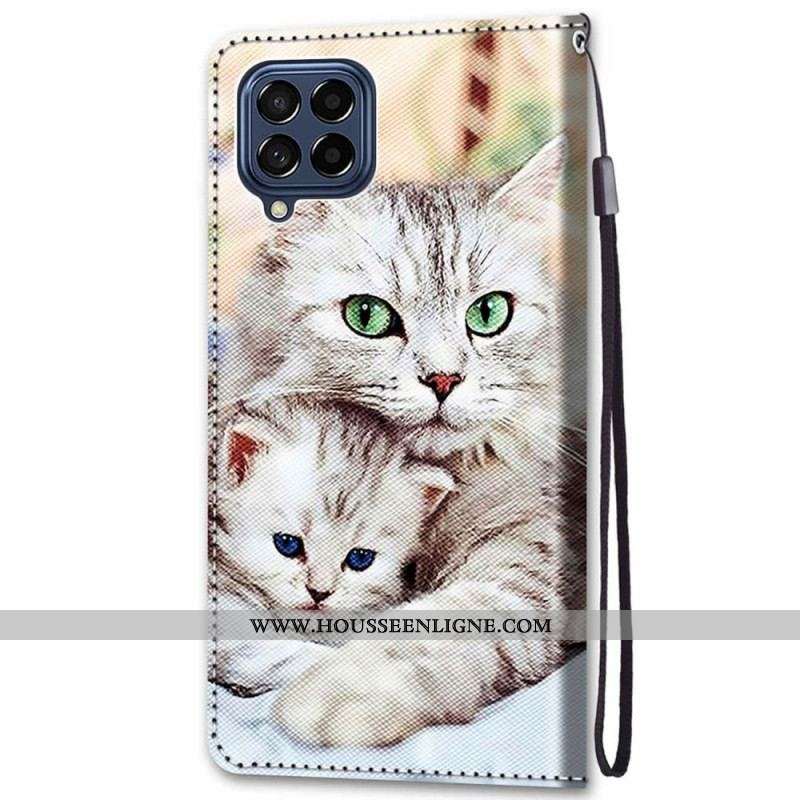 Housse Samsung Galaxy M53 5G Famille de Chats