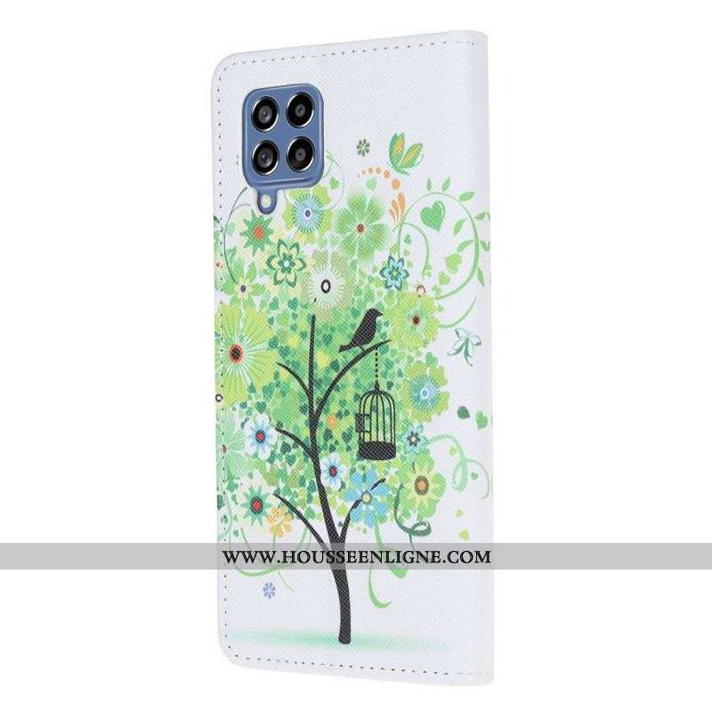 Housse Samsung Galaxy M53 5G Feuillage Vert